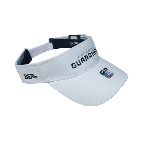 Orlando Guardians 2023 XFL Team Adjustable Visor Unisex White Football New - Picture 8 of 14